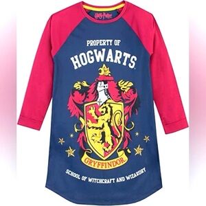 HARRY POTTER Girls Gryffindor Nightdress size 14 girls